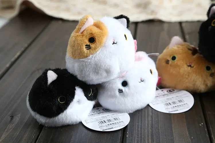 6 шт./партия peluche милые плюшевые игрушки мультфильм суши Кот/Kutusita Nyanko кошка косплей мини плюшевые куклы