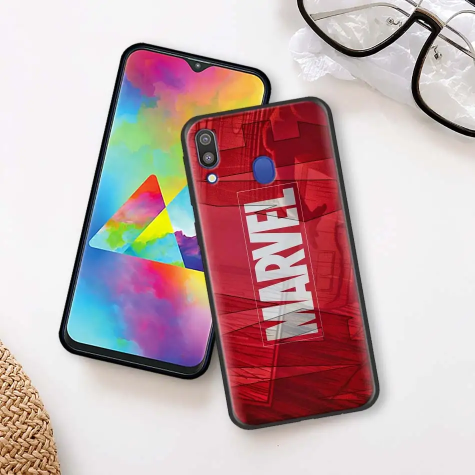 Черный мягкий чехол Marvel с супергероями Мстителями для Samsung Galaxy M30 M10 M20 A50 A70 A40 A10 A20 A30 A60 силиконовый чехол