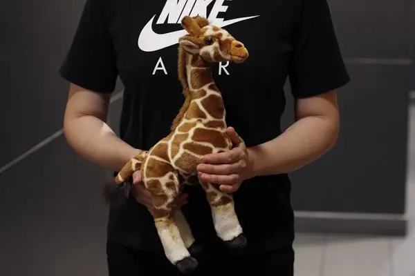 

36CM Lifelike Standing Giraffe Stuffed Toys Soft Real Life African Grassland Animals Giraffes Plush Toy Gift For Kids