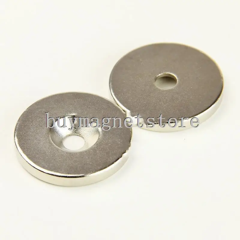 

35*5 2pcs 35mm x 5mm Hole:5mm Disc Rare Earth Neo Neodymium Strong fridge Magnets ndfeb Neodymium magnets