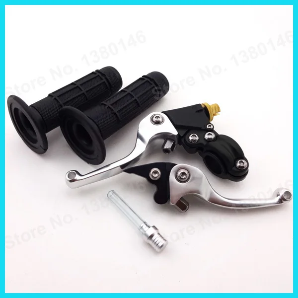 Ручка рукоятки+ складной тормозной Рычаги сцепления для мотоциклов+ майка Кепки Клапан Vent Сапун шланг Пит Байк мотоцикл мотокросс