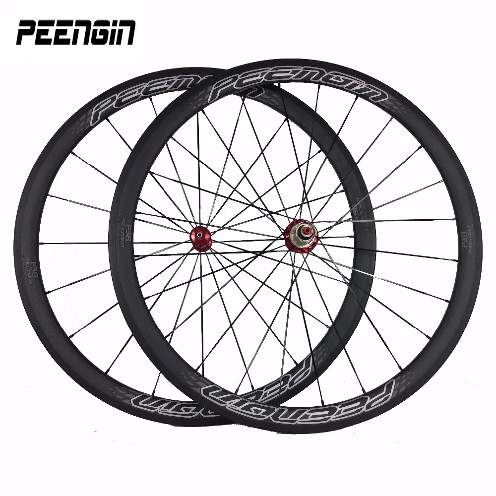 Discount 38mm carbon wheels tubular wheel 23mm rim roue carbone 38 tubular wheelset Powerway r36 novatec a291 hub French cyclists riding 3