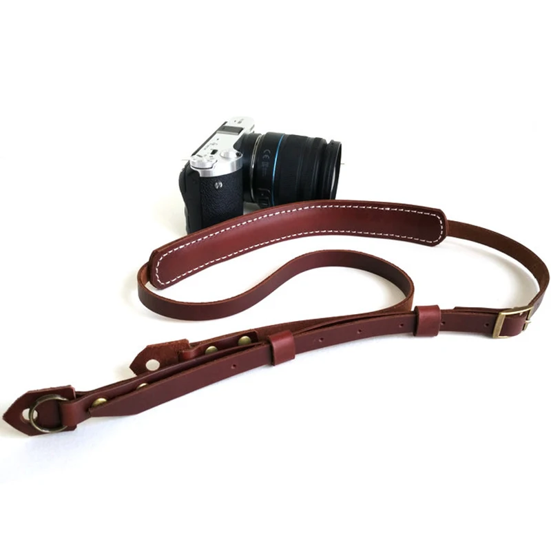 

Retro Camera Neck Strap Adjustable Camera Strap Manual DSLR Strap Camera Strap Leather Neck Decompression Camera Accessories