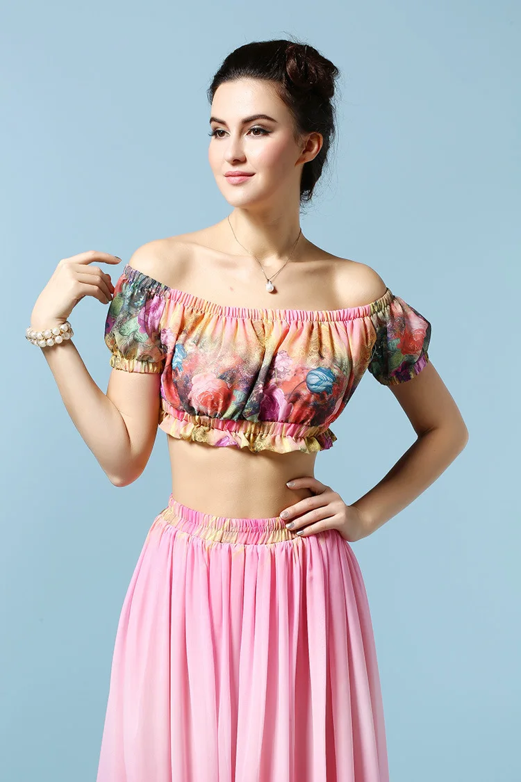 two piece hawaiian dress