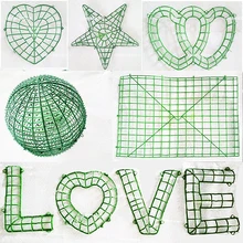 Best Price 6pcs/lot Large Size Plastic Frame Flower Row Flowers Bent Sub-rack Supplies DIY Flower Wall Arches for Party Wedding Decoration