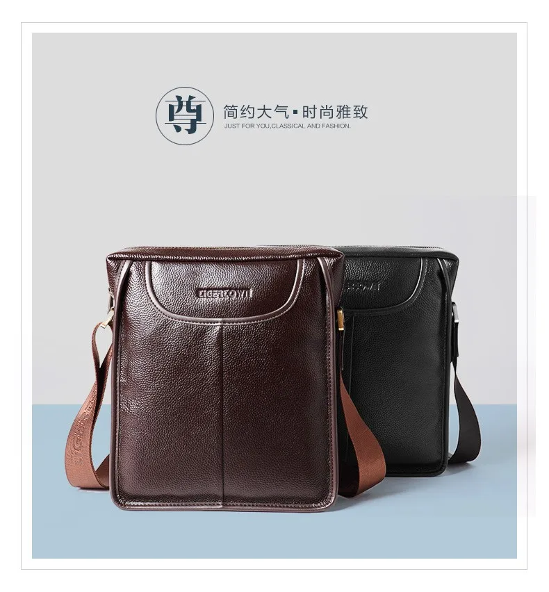 Натуральная кожа, Воловья кожа, мужская сумка для отдыха, деловая сумка-мессенджер, портативный портфель для ноутбука, повседневный кошелек