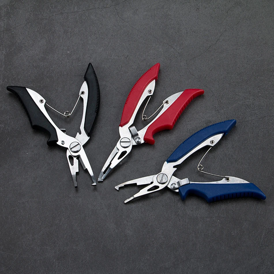 

Multifunctional Stainless steel fishing tongs black multifunctional small pliers fishing scissors tools