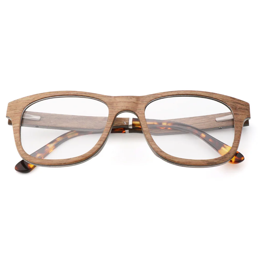 Walnut Wood Optical Glass Frame Men and Women Prescription