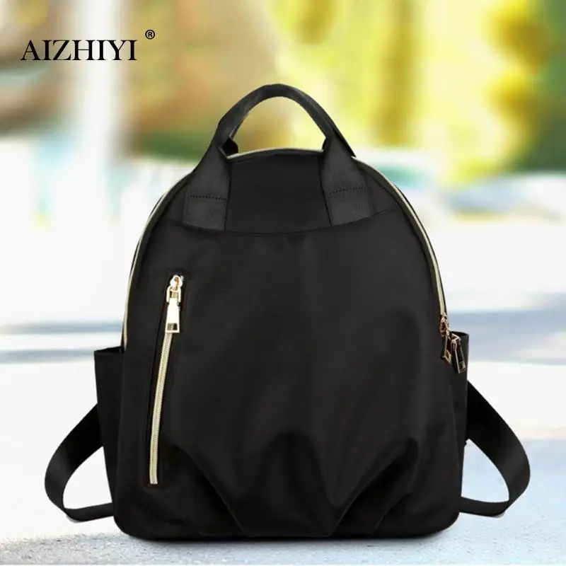 À De Dos Sacs Mini Adolescent D'école Mode En Sac Filles Noir Classique Femmes Casual Petit Nylon Étudiants Dames Voyage wqfIT7