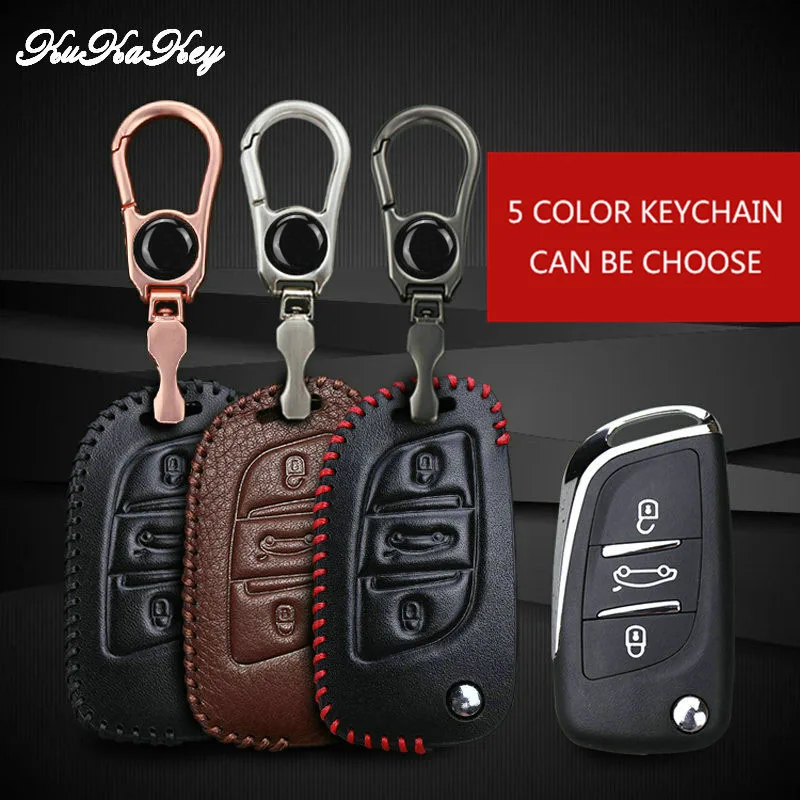 Kukakey Пояса из натуральной кожи для Citroen C2 C4L c5 c6 C8 Xsara Picasso Дело брелок Интимные