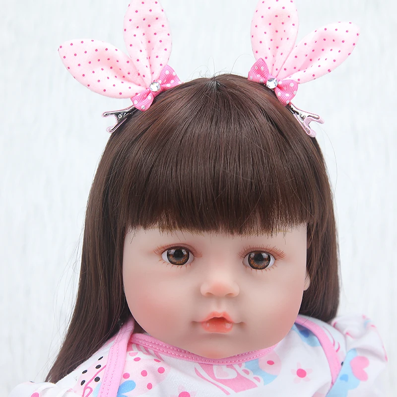 Forrsdor 58 см элегантная красивая и Реалистичная мягкая силиконовая кукла bebe reborn corpo