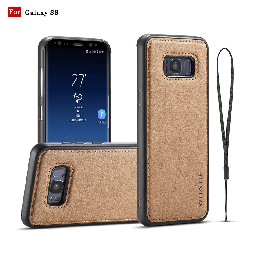 Водонепроницаемый Kraft Бумага чехол для samsung Galaxy S8 плюс задняя крышка телефон