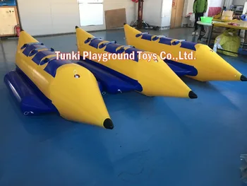 

Inflatable obstacle water game for adults inflatable floating obstacle banana boat 3 seats