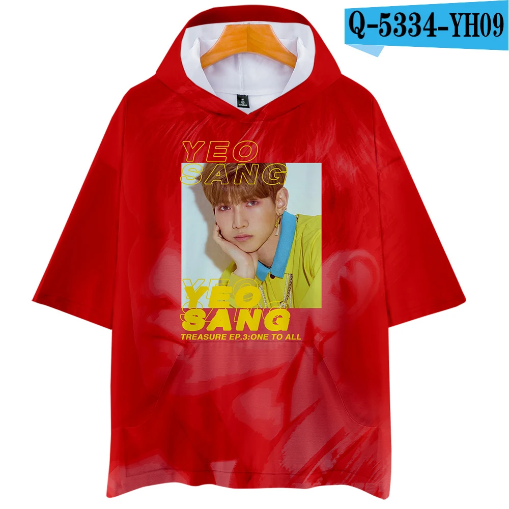 Young style ATEEZ 3D толстовки новые с коротким рукавом модная летняя футболка классная и дышащая футболка с коротким рукавом Kpop ATEEZ Повседневная - Цвет: C