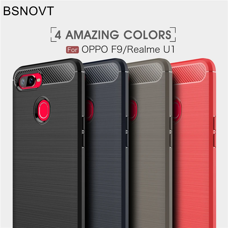 BSNOVT For OPPO Realme U1 Case Cover Shockproof Silicone Brushed Bumper Case For OPPO Realme U1 Case Fundas 6.3 BSNOVT For OPPO Realme U1 Case Cover Shockproof Silicone Brushed Bumper Case For OPPO Realme U1 Case Fundas 6.3