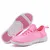 Для женщин светящиеся кроссовки, со светодиодами; обувь дышащие светящиеся кроссовки волоконно-оптический обувь для девочек с подсветкой; кеды Stan Smith; обувь для детей Зап - Цвет: Pink