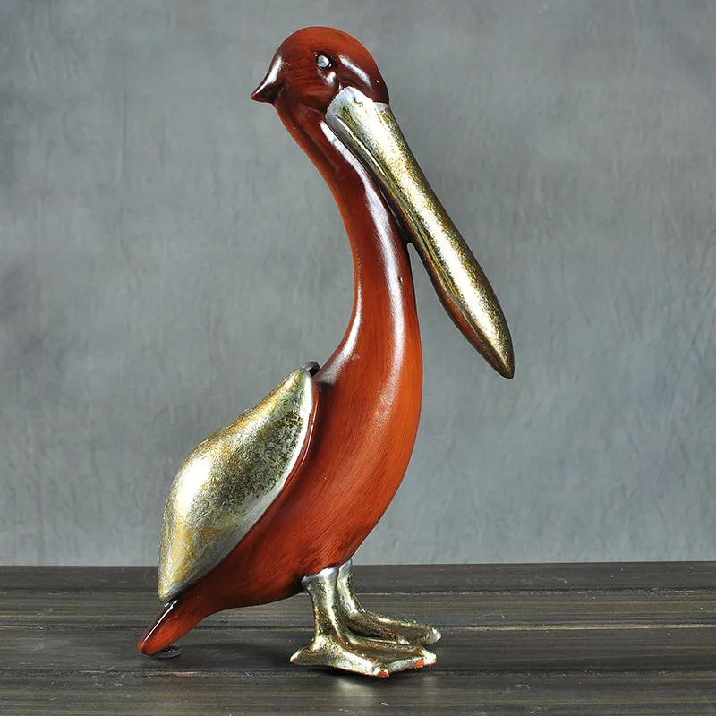 

Living Room Idyllic Handicraft Lovely Big-billed Bird Resin Ornament Creative Home Decorations Toucan Garden Animal Figurine