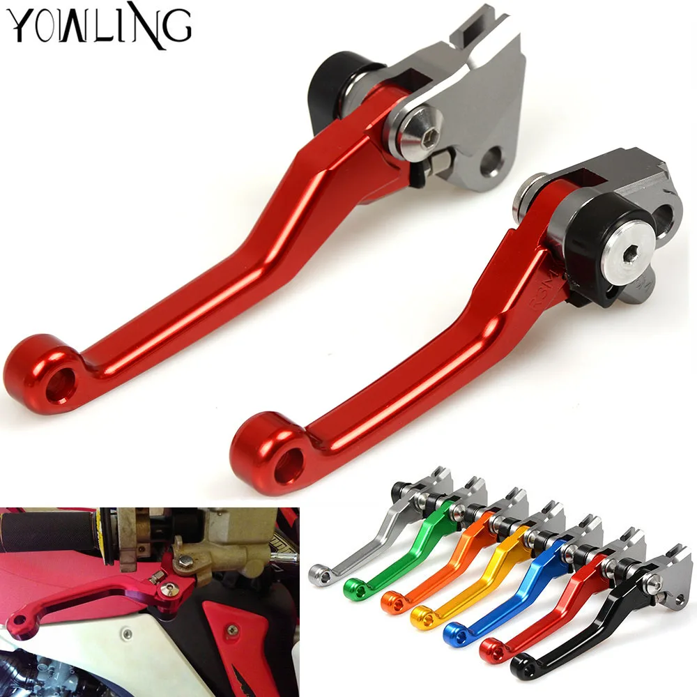 Dirt bike CNC Pivot Brake Clutch Levers For HONDA CRF250R CRF 250 R