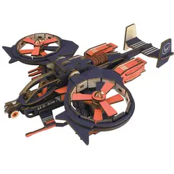 Горячие ВУДКРАФТ монтажный комплект Скорпион истребитель DIY игрушки для обучения детей и образования 3D Ручная головоломка игры