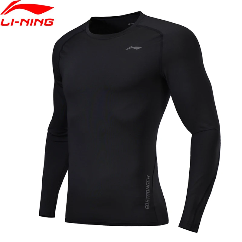 

Li-Ning Men Training CREORA T-Shirt Long Sleeve Tight Fit Breathable Comfort LiNing Sports Tee Tops ATLN087 MTL988