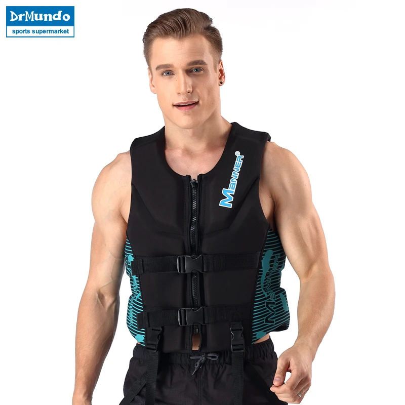 Men's Fishing Vest Adult Water Sport Safety Life Vest Foam Flotation ...