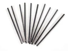 10pcs 40 Pin 1×40 Single Row Male 2.54 Breakable Pin Header Connector Strip