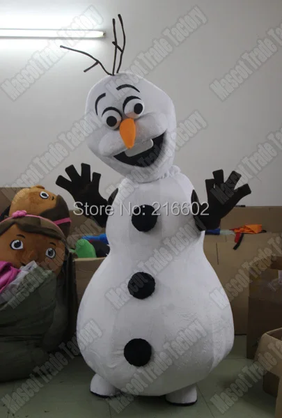 

cosplay costumes Olaf mascot costume Adult size Olaf mascot costume Olaf mascot costume Free shipping