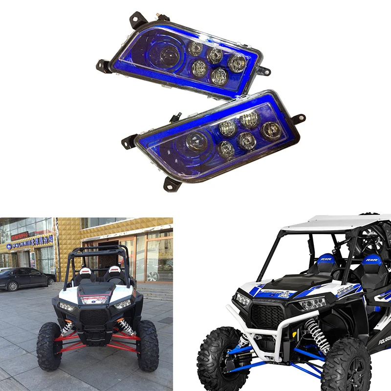 

Auto Accessories ATV LED Headlight High / Low Beam UTV Headlamp for Polaris RZR XP 1000 RZR 900 Front head lights
