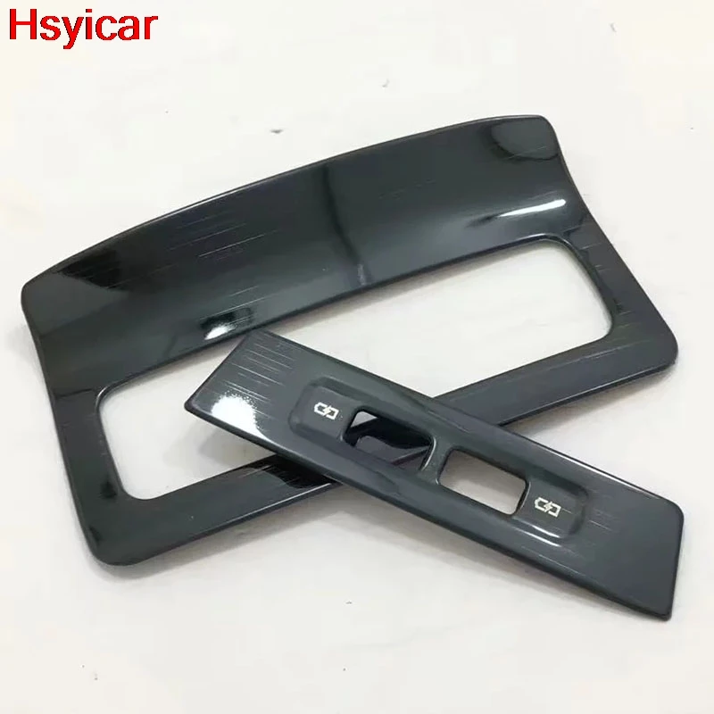 Hsyicar для Skoda Karoq 2017 2018 2019 задний подлокотник USB Charing панель формовочная крышка
