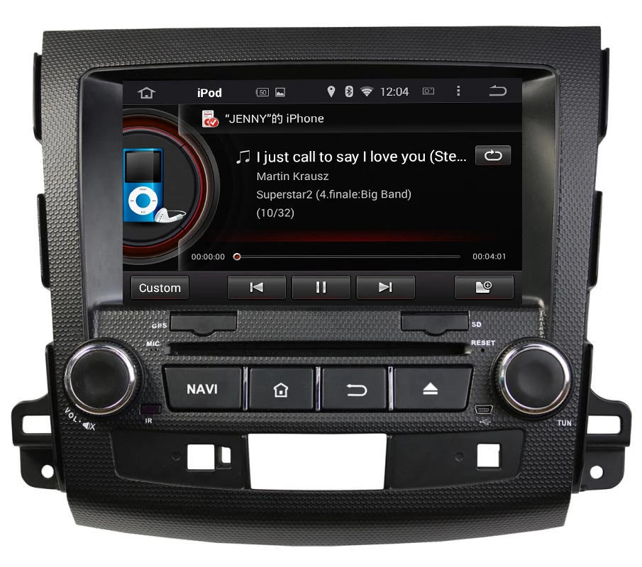 Best Quad Core 1024*600 Android 5.1 Car DVD GPS for MITSUBISHI OUTLANDER 2006-2012 PEUGEOT4007 Radio RDS Audio Automotivo Recorder 2