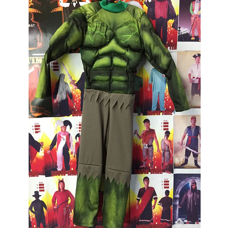 New Avengers Hulk Costumes for kids/ Fancy dress/Halloween Carnival Party Cosplay Boy Kids Clothing Decorations Supplies