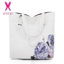 YANXI Vente Femme Sac Sac À Main Bleu Et Blanc Chinois Style Lady Sac à Bandoulière En Cuir Pu Sacs De Luxe Sac À Main Femmes Sacs Designer