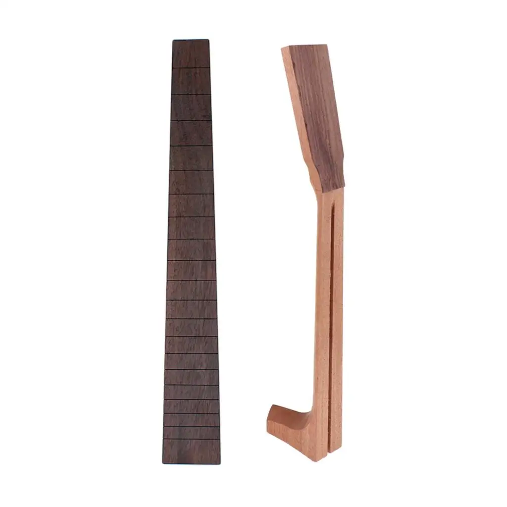 DIY Acoustic Guitar Neck Mahogany Neck + Rosewood 20 Frets Fingerboard for Luthiers Supplies DIY Projects or Replacement