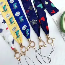 Мультипликационный милый динозавр, ремешок, шейный ключ, ID карта, мобильный телефон с для huawei xiao mi i phone, USB, держатель Бейджа, сделай сам, ремешок