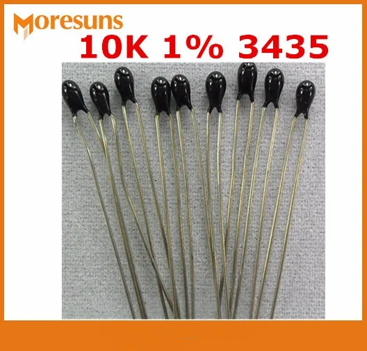 NTC bead form thermistor(small black) NTC MF5A-103F-3435FA 10K 1% 3435 ntc thermistor_