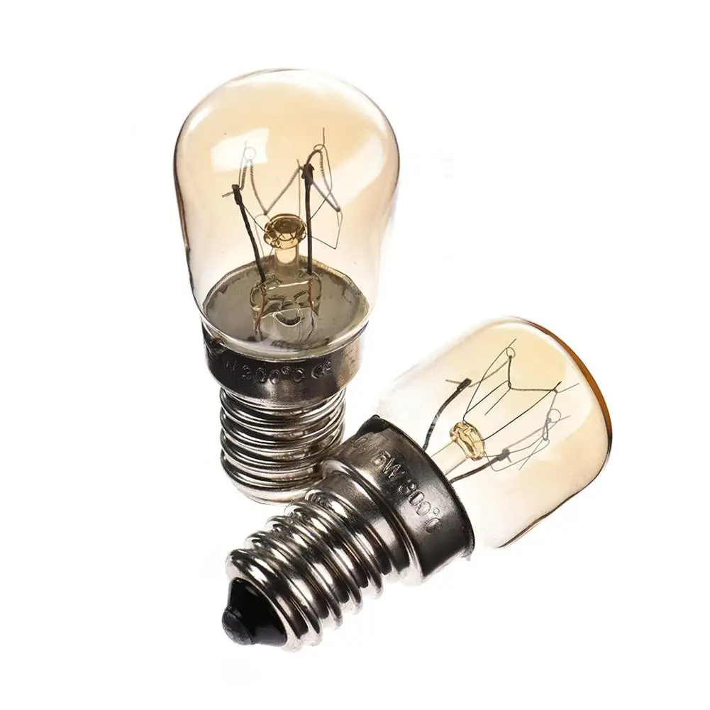 110-250 В высокотемпературная лампа 40 Вт E27 300 градусов микроволновая лампа для духовки лампы плита лампа накаливания с вольфрамовой нитью лампы Соляная Лампа