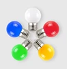 Newest Colorful E27 B22 1W 3W 110V 220V Red blue green white yellow rgb blubs Energy Saving LED Golf Ball Light Bulb Globe Lamp ► Photo 2/5