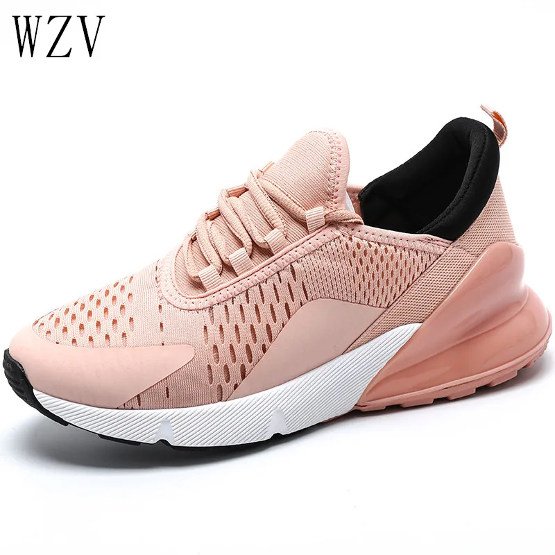 

2019 Women Casual Shoes Fashion Breathable Mesh Sneakers Walking Lace Up Flat Shoes Sneakers Women Tenis Feminino H261