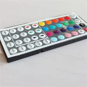 cheap New NE Trendy Quality RGB Controler 44 Keys IR Remote Controller Wireless For 3528 5050 RGB SMD LED Strips EN