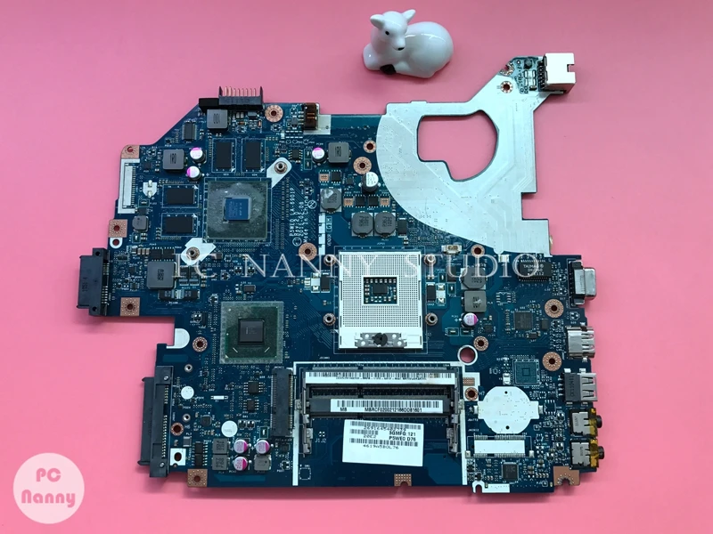 Материнская плата PCNANNY MBRCF02002 P5WE0 для ноутбука Acer Aspire 5755 материнская HM65 DDR3 w/ GT540