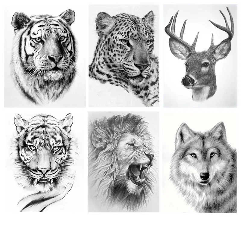 

Diamond Draw Round Diamond / Animal 5D DIY Diamond Embroidered Cross Stitch Home Decor
