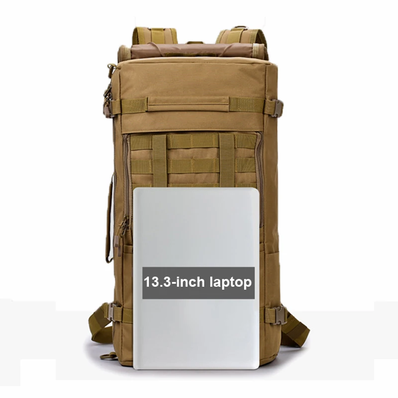 50L рюкзаки для активного отдыха, походные камуфляжные спортивные сумки, водонепроницаемые одиночные/сумки/диагональные мужские и женские рюкзаки для путешествий, альпинизма