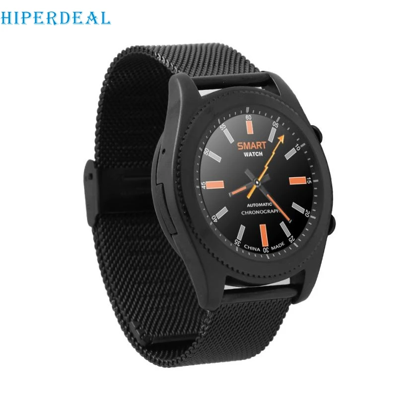 

HIPERDEAL S9 Smart Watch Wrist Bluetooth Fashion Pedometer New Heart Rate For iOS Multi languages Bluetooth WristWatch #A