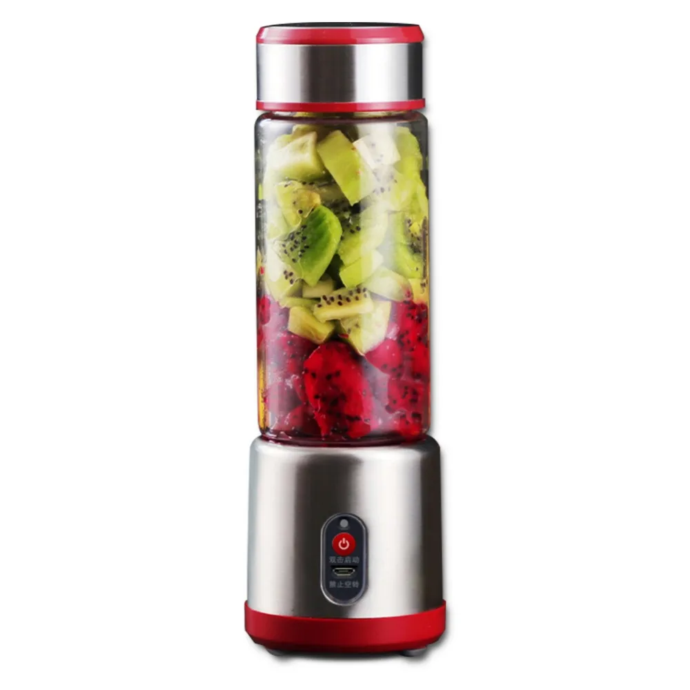 

Mini Electric USB Rechargeable Portable Blender Smooth Maker Juicer Cup Shaker Squeezer Lemon Fruit Orange Juice Extractor 500ml