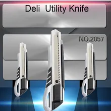 Zinc Alloy Durable Large Utility Knife Open Box Tool Wallpaper Cutter Razor Blades Knife School and Office Stationery