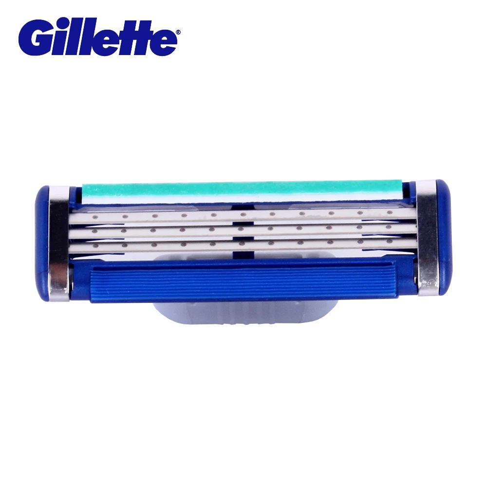 Gillette Mach 3 Turbo Shaving Razor Blades 4pc Lot Safety Razors Razor Blades For Men 3 4
