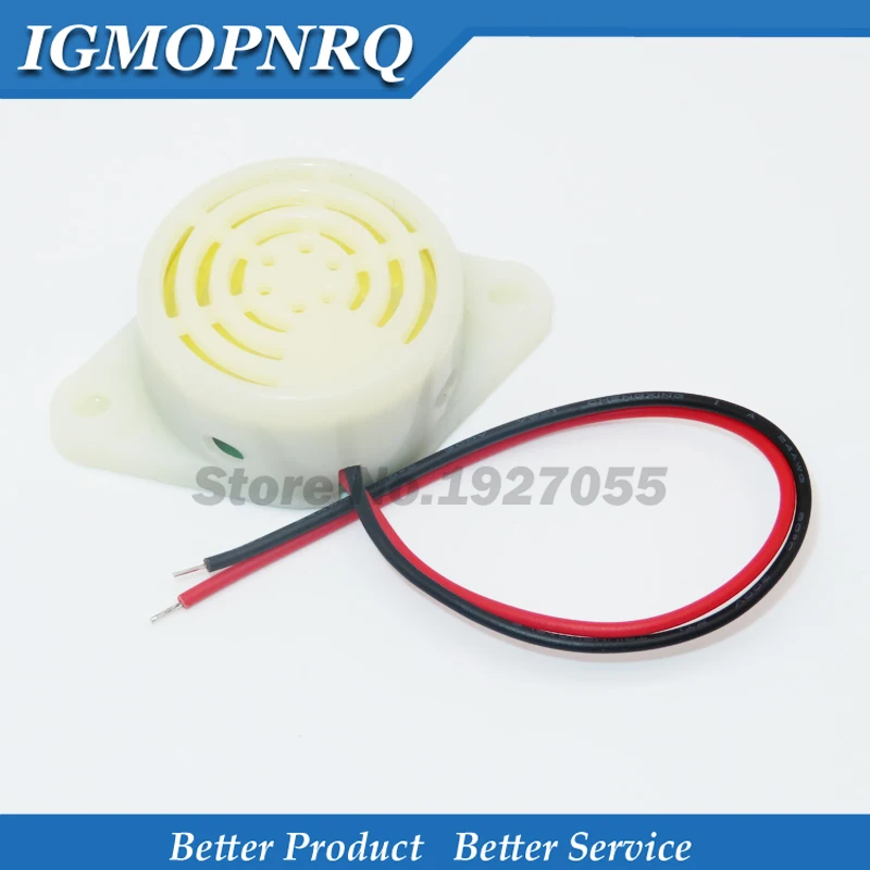 

5PCS/lot SFM-27 DC 3-24V 90DB black white Beep Alarm Electronic Buzzer Sounder Continuous sound new