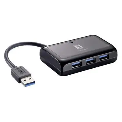 Adaptador Usb 3.0 A Gigabit Ethernet Rj45 Level One Con Hub Usb 3.0 - 1