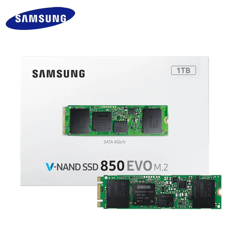 Samsung SSD M.2 850 EVO внутренний SSD 250 GB 500 GB 1 ТБ M.2 твердотельный накопитель Жесткий Высокое Скорость для портативных ПК компьютер