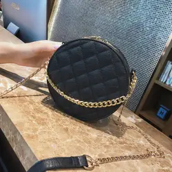 2019 Горячая Круговой дизайн для женщин сумка кожа Crossbody курьерские Сумки Дамская сумочка круглый Bolsa